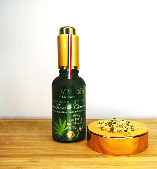 Organic Hemp Treasure Elixir Vegetable Oil Serum, Food Supplement - Bild 3