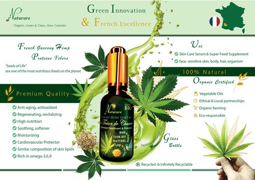 Organic Hemp Treasure Elixir Vegetable Oil Serum, Food Supplement - Bild 4